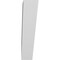 Ekena Millwork 3 1/2-in. W x 16-in. D x 16-in. H Traditional Architectural Grade PVC Knee Brace BRCP035X16X16TRA - alternate 3